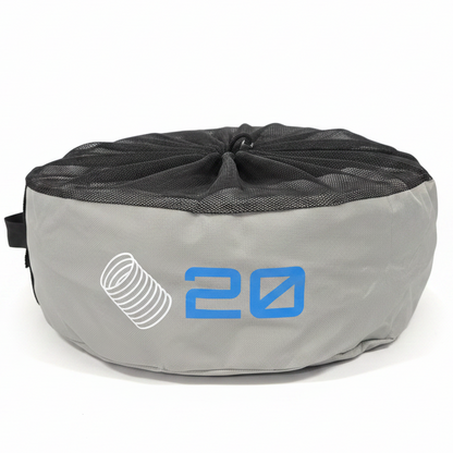 Grey 20 bag - white background