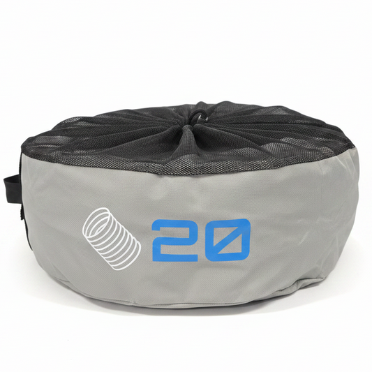 Grey 20 bag - white background
