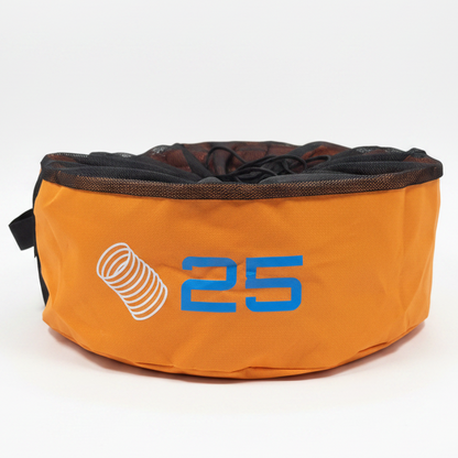 Orange 25 bag - white background